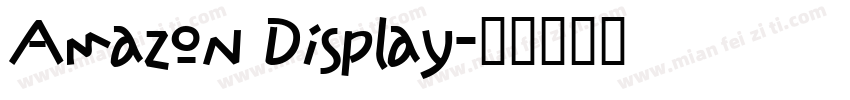 Amazon Display字体转换